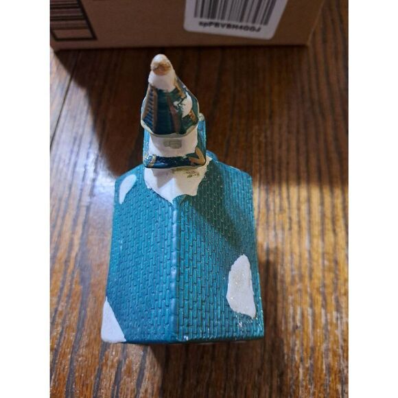 Vintage 2003 Cobblestone Corners Christmas Holiday Light Village Church Building - Picture 5 of 6